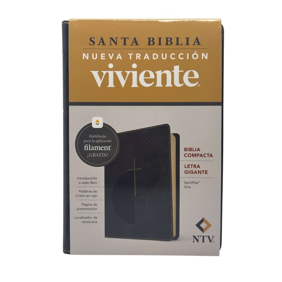Biblia Compacta NTV/ Gris