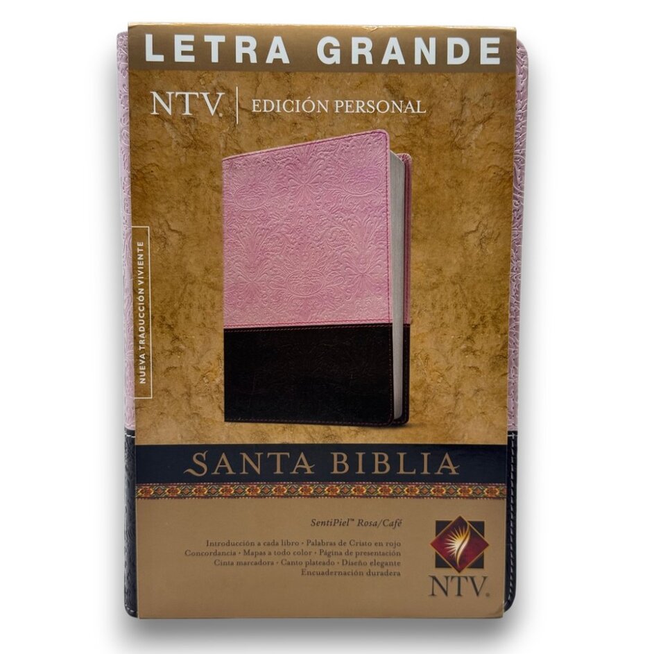 Biblia NTV Edición personal Café-rosa